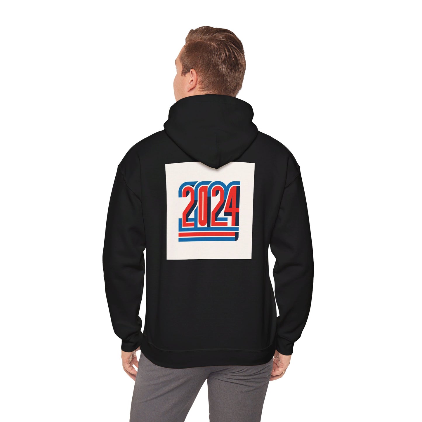 Unisex Heavy Blend™ Hooded Sweatshirt/ American flag, Election 2024 theme/ 15-55 years/ Men/ Women/ cometitive price/ plus sizes/