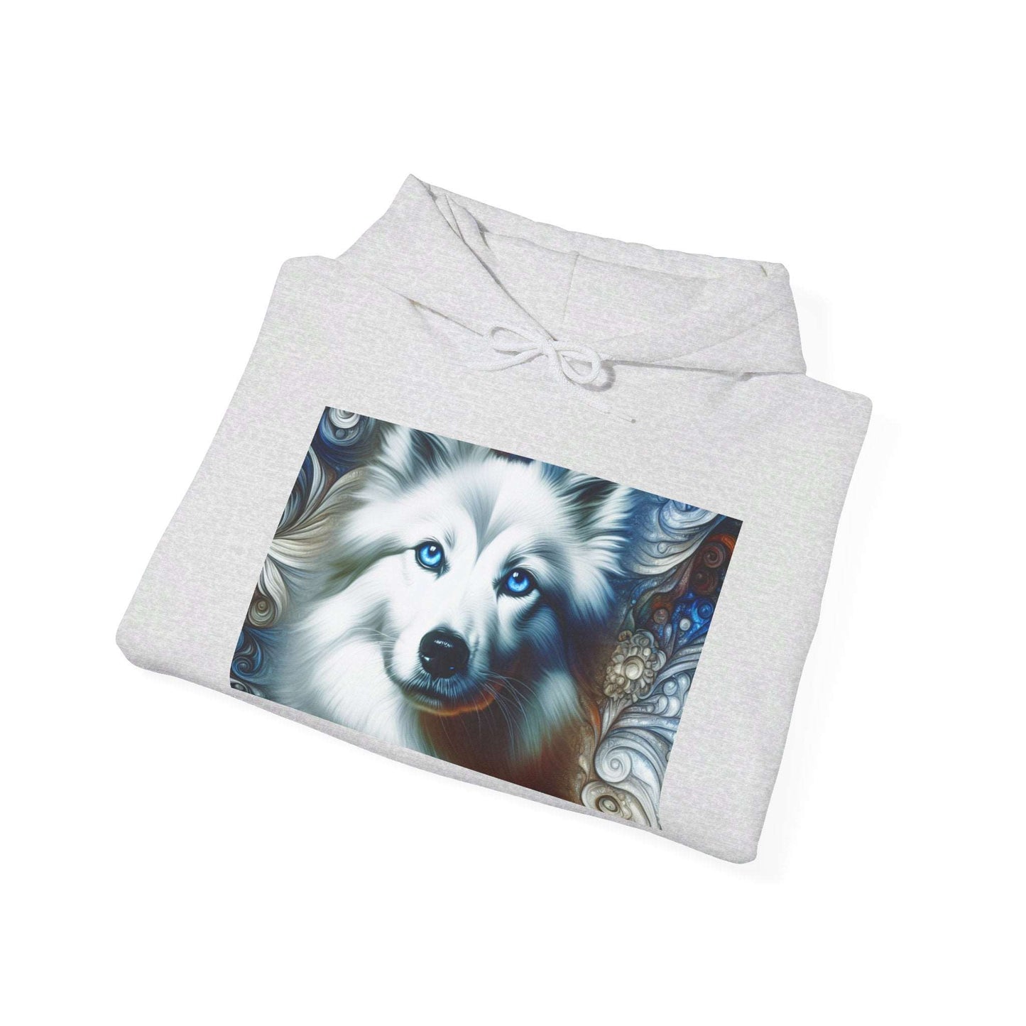 Blue Eyes Dog Unisex Hoodie