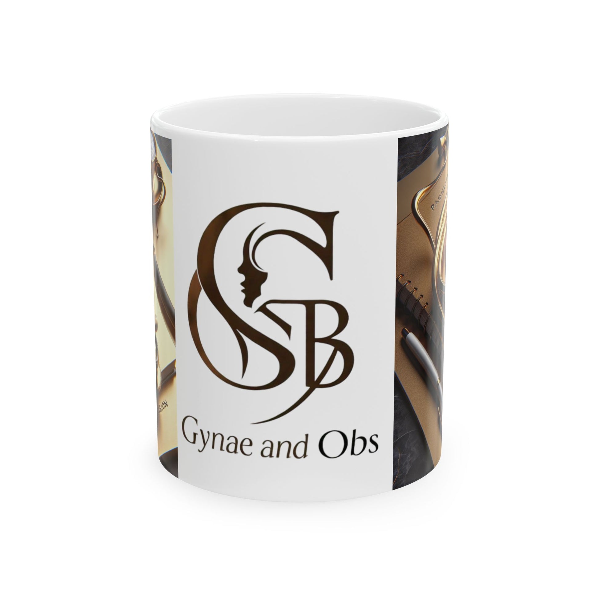 Gynae and Obs Ceramic Mug with unique Logo 11oz