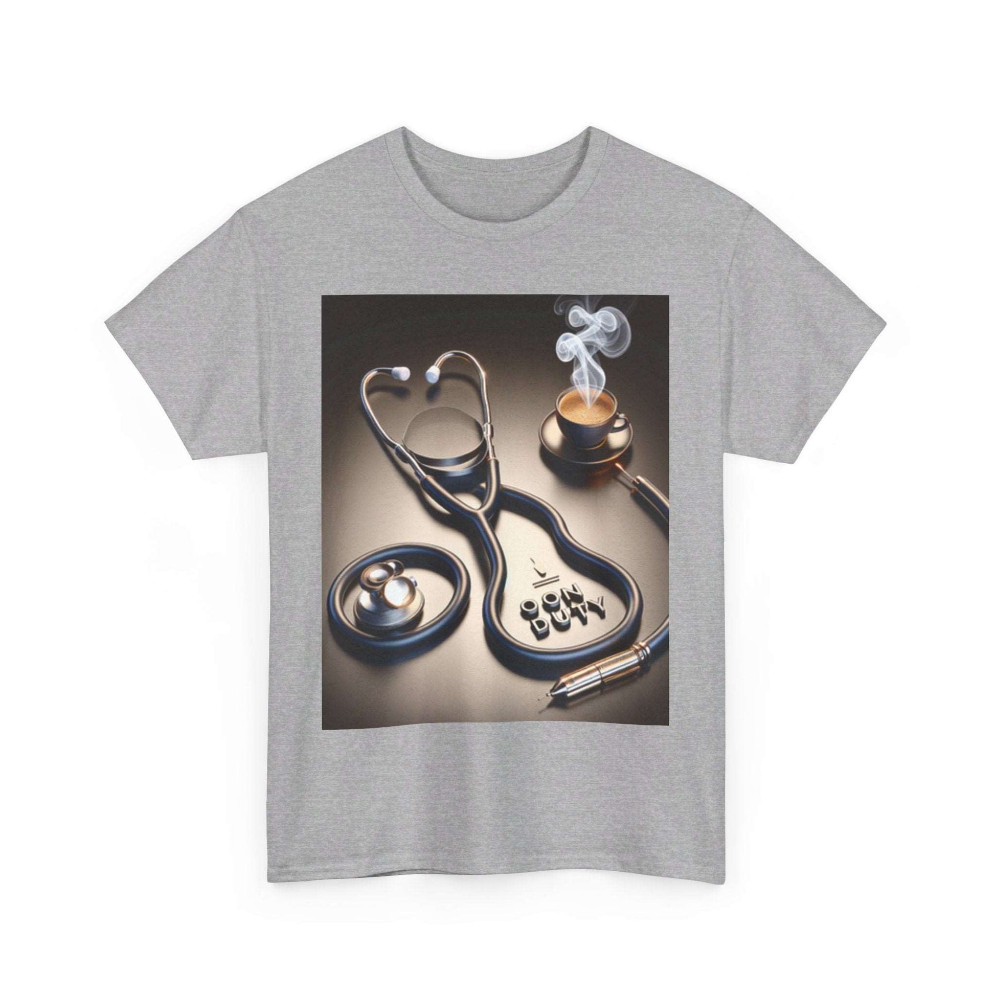 Unisex Heavy Cotton Tee Doctor on duty/ men/ women/ Doctor theme/ gift for doctors/ 15-55 years