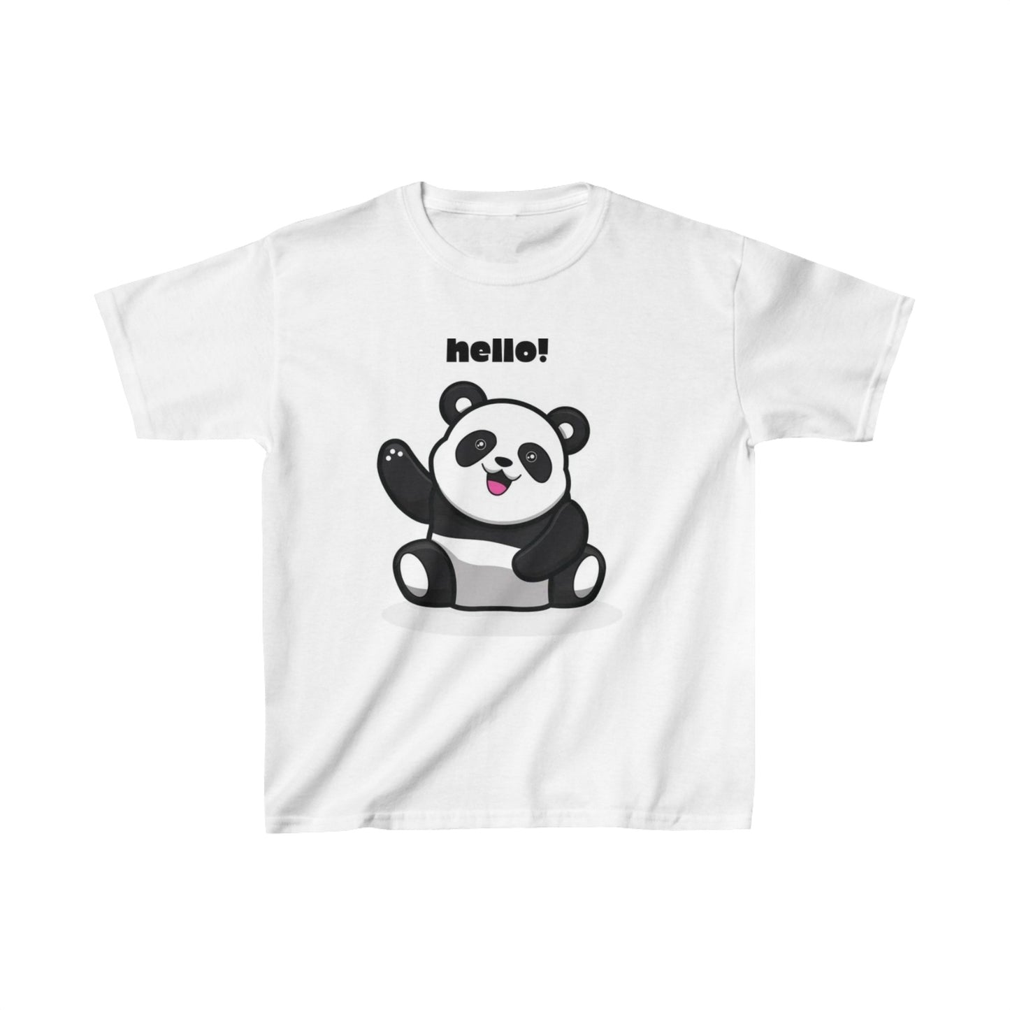 Kids Heavy Cotton™ Tee/ sweet panda/ kids favourite White