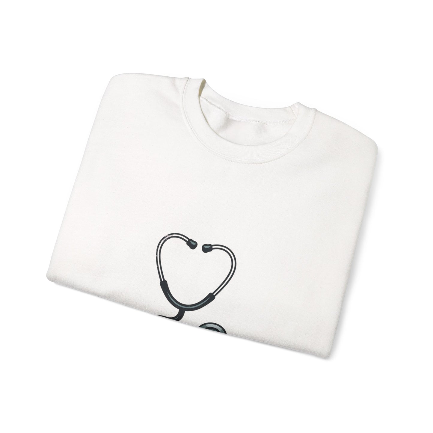 Heart Stethoscope Sweatshirt for Healthcare Professionals