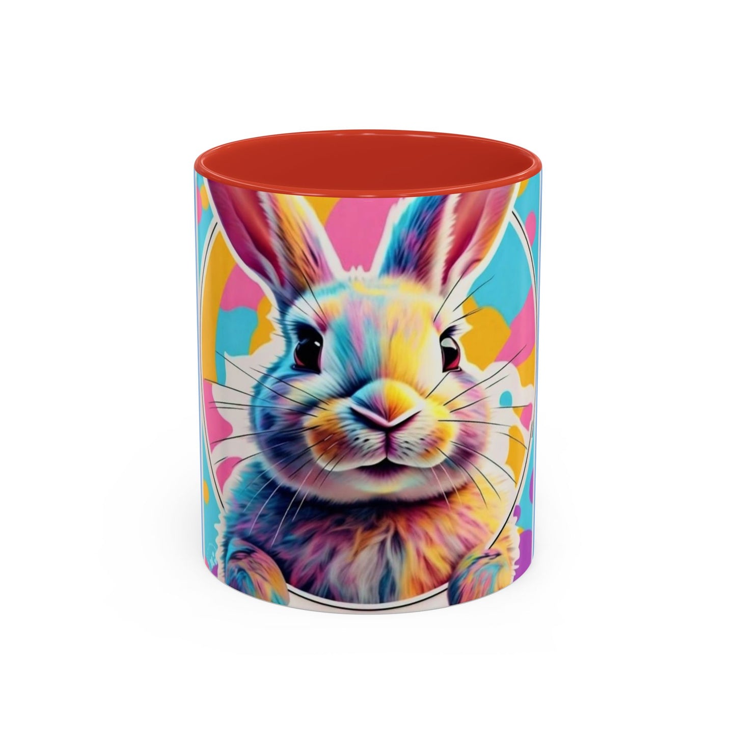 Coffee Mug, Sweet Bunny Design, Kids Love, Vibrant Colors, 11-15oz