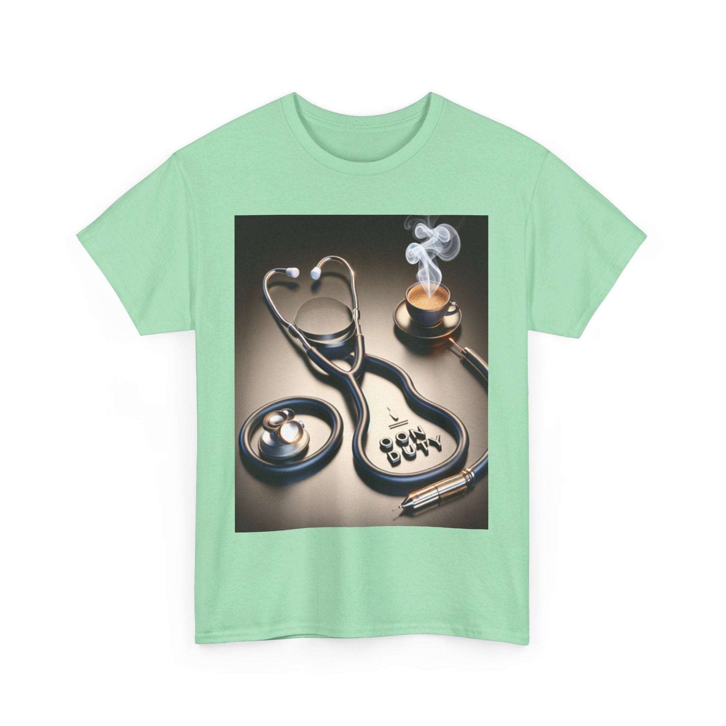 Unisex Heavy Cotton Tee Doctor on duty/ men/ women/ Doctor theme/ gift for doctors/ 15-55 years