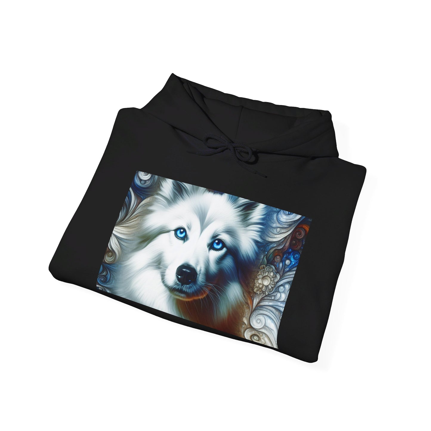 Blue Eyes Dog Unisex Hoodie