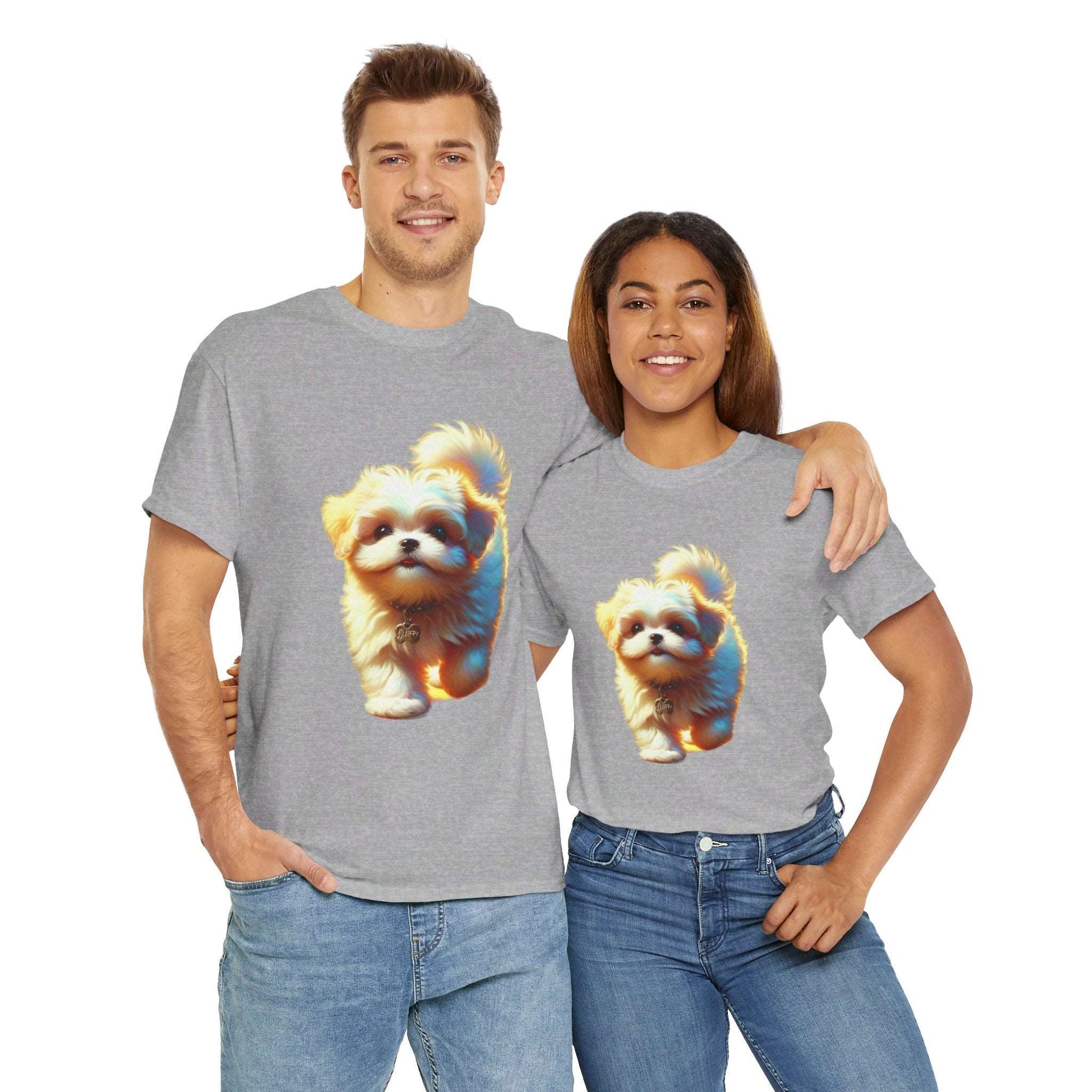 Unisex Heavy Cotton Tee/ Dog/ Pet lover/ Men/ Women/ 15 years and above/ Plus sizes available/ stylish/ vibrant/ Best gift for Dog lovers