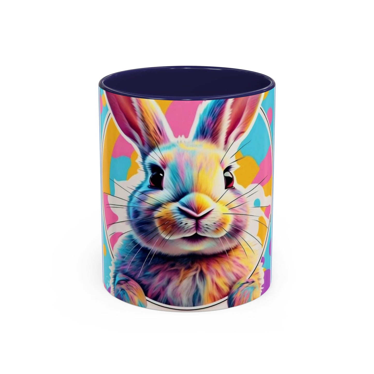 Coffee Mug, Sweet Bunny Design, Kids Love, Vibrant Colors, 11-15oz