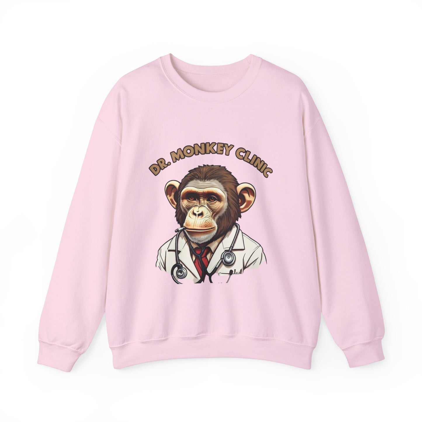 Funny Doctor 'Dr Monkey Clinic' Sweatshirt - Gift for Pediatricians