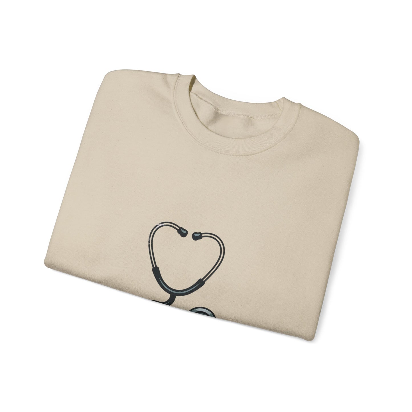 Heart Stethoscope Sweatshirt for Healthcare Professionals