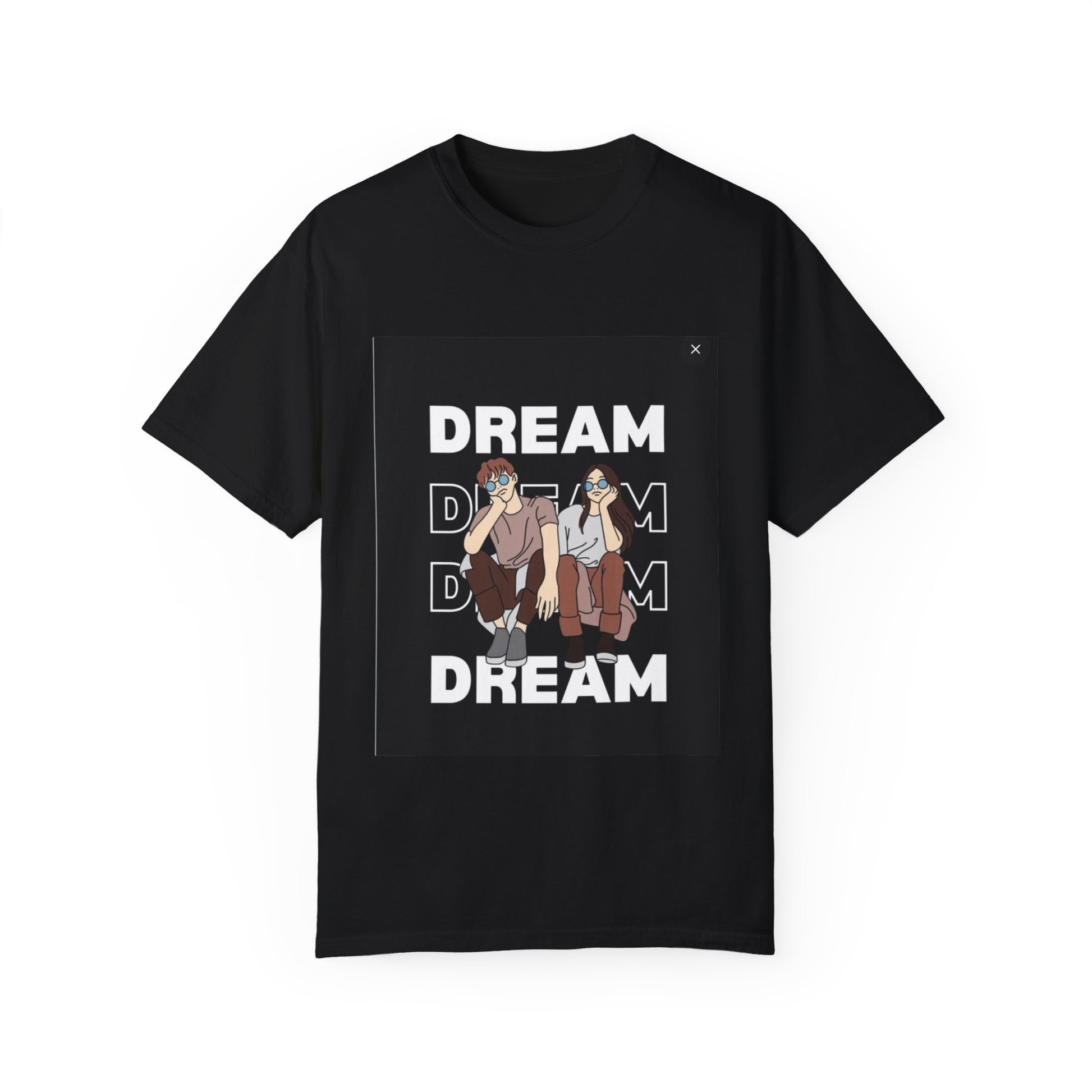 Unisex Garment-Dyed T-shirt /dreams/ 15-55 years/ Black