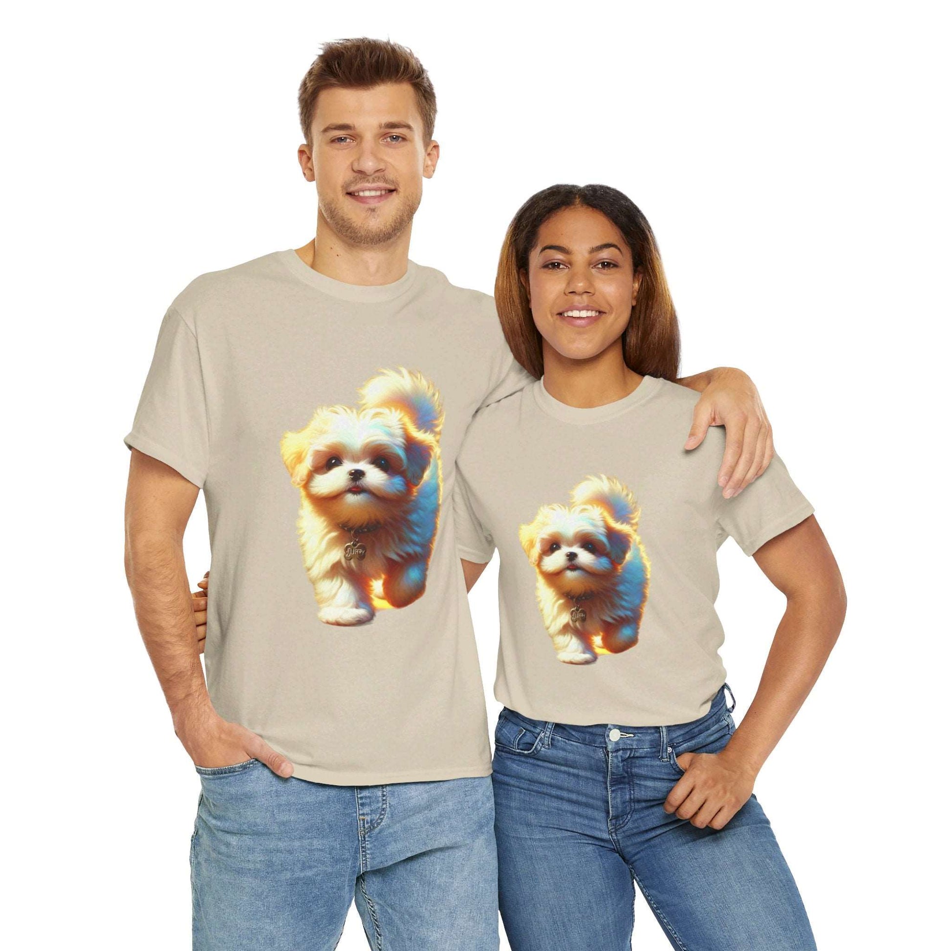 Unisex Heavy Cotton Tee/ Dog/ Pet lover/ Men/ Women/ 15 years and above/ Plus sizes available/ stylish/ vibrant/ Best gift for Dog lovers