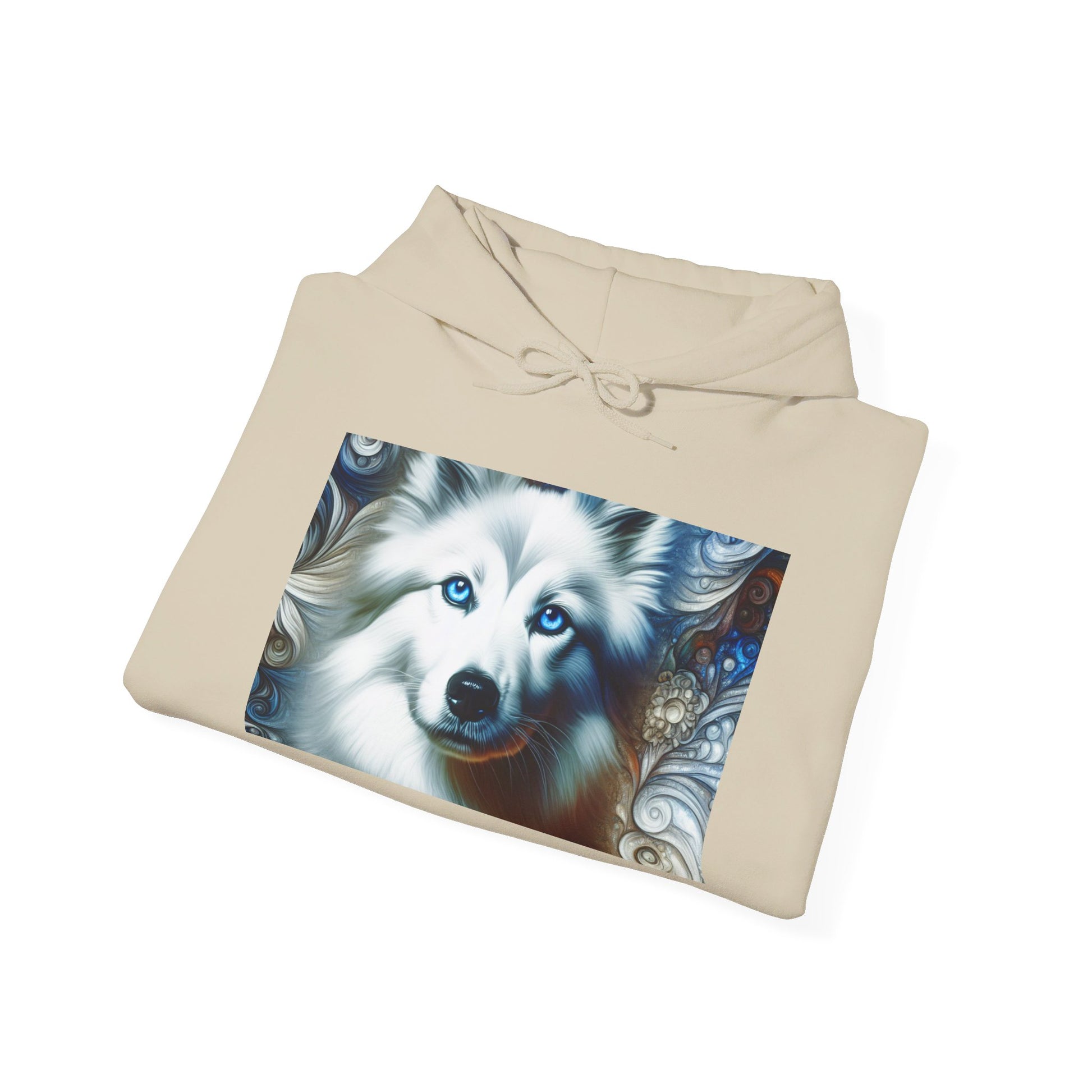 Blue Eyes Dog Unisex Hoodie