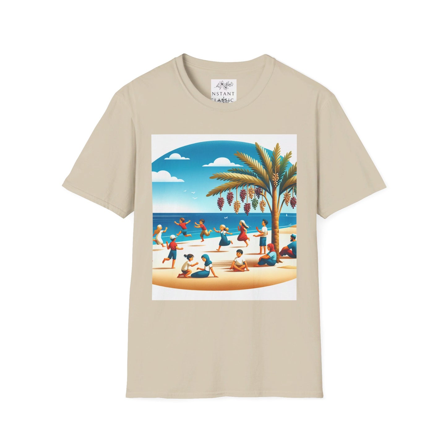 Unisex Softstyle T-Shirt/ california beach/ Sand