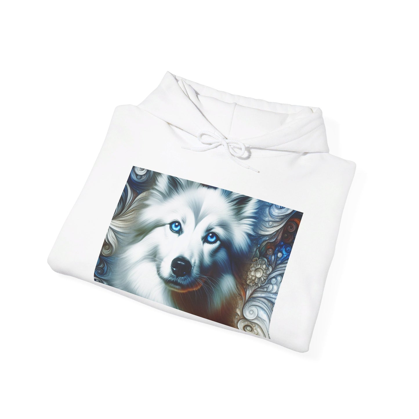 Blue Eyes Dog Unisex Hoodie