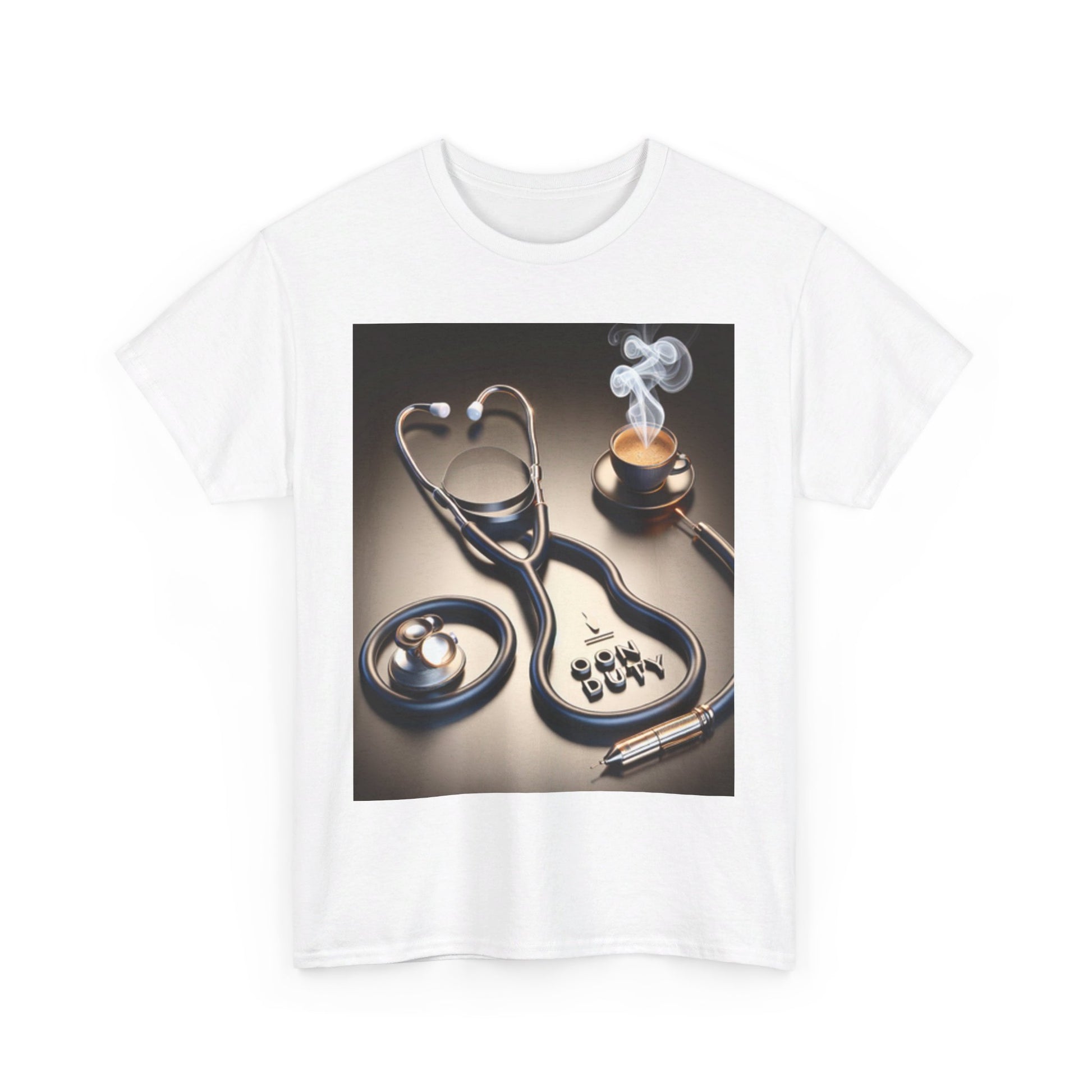 Unisex Heavy Cotton Tee Doctor on duty/ men/ women/ Doctor theme/ gift for doctors/ 15-55 years