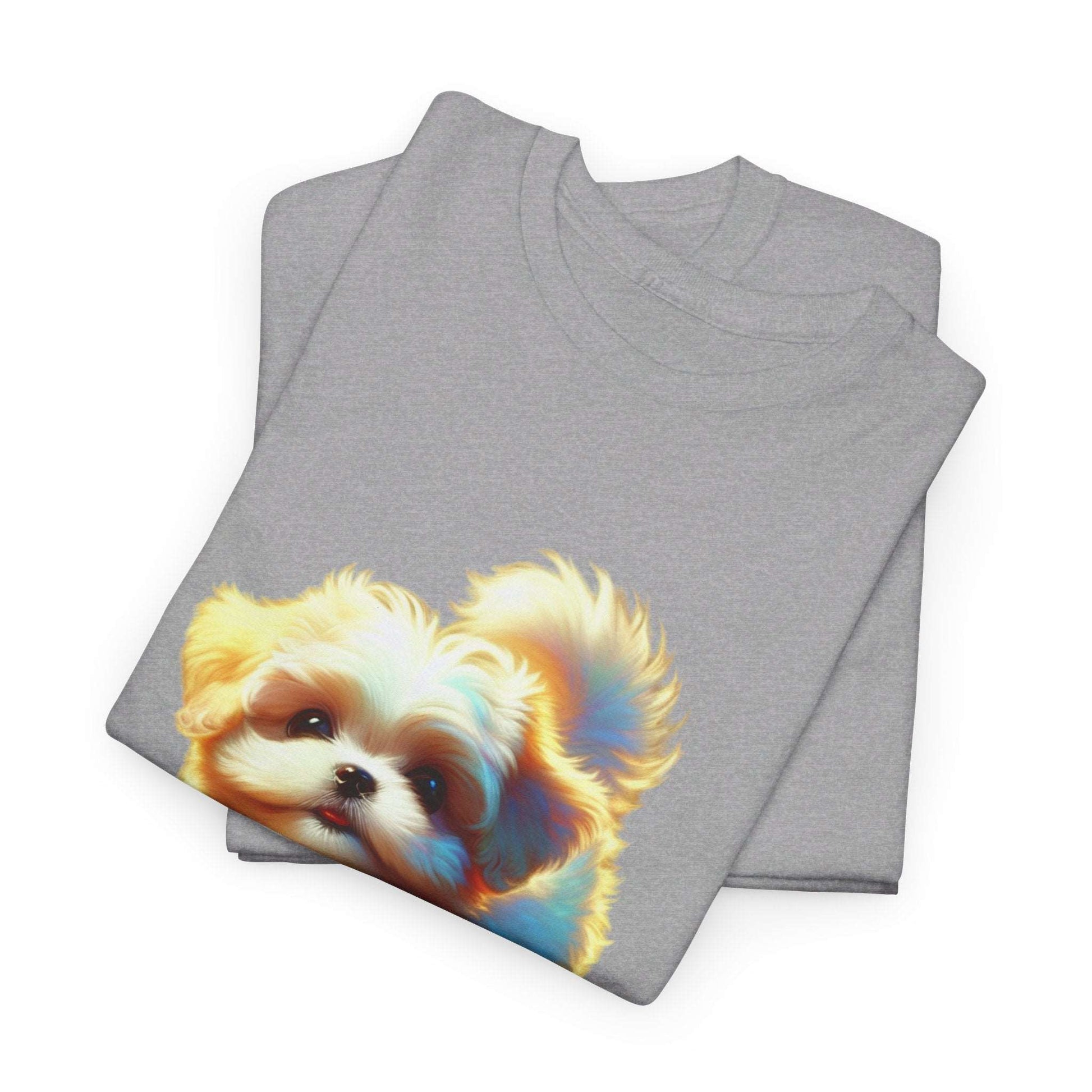 Unisex Heavy Cotton Tee/ Dog/ Pet lover/ Men/ Women/ 15 years and above/ Plus sizes available/ stylish/ vibrant/ Best gift for Dog lovers