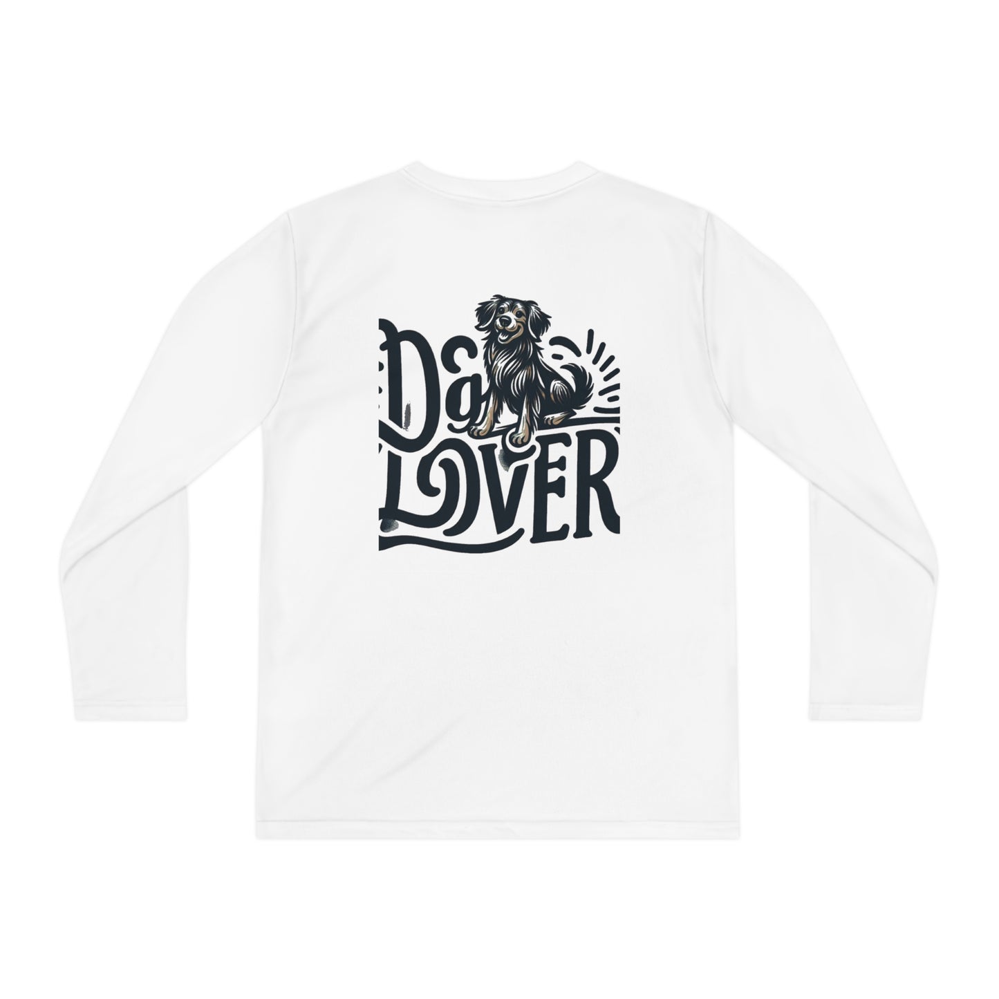 Youth Long Sleeve Tee - Dog Lover T-Shirt for Kids 10-15 Years