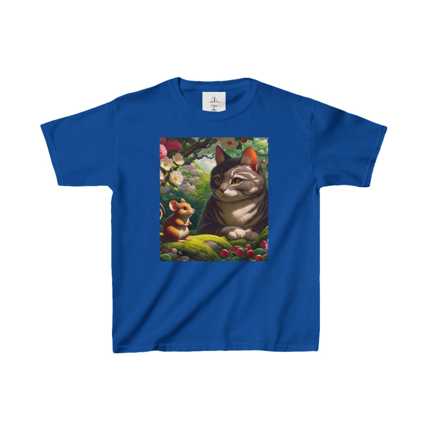 Kids Heavy Cotton™ Tee/ tom and Jerry in friendly mood