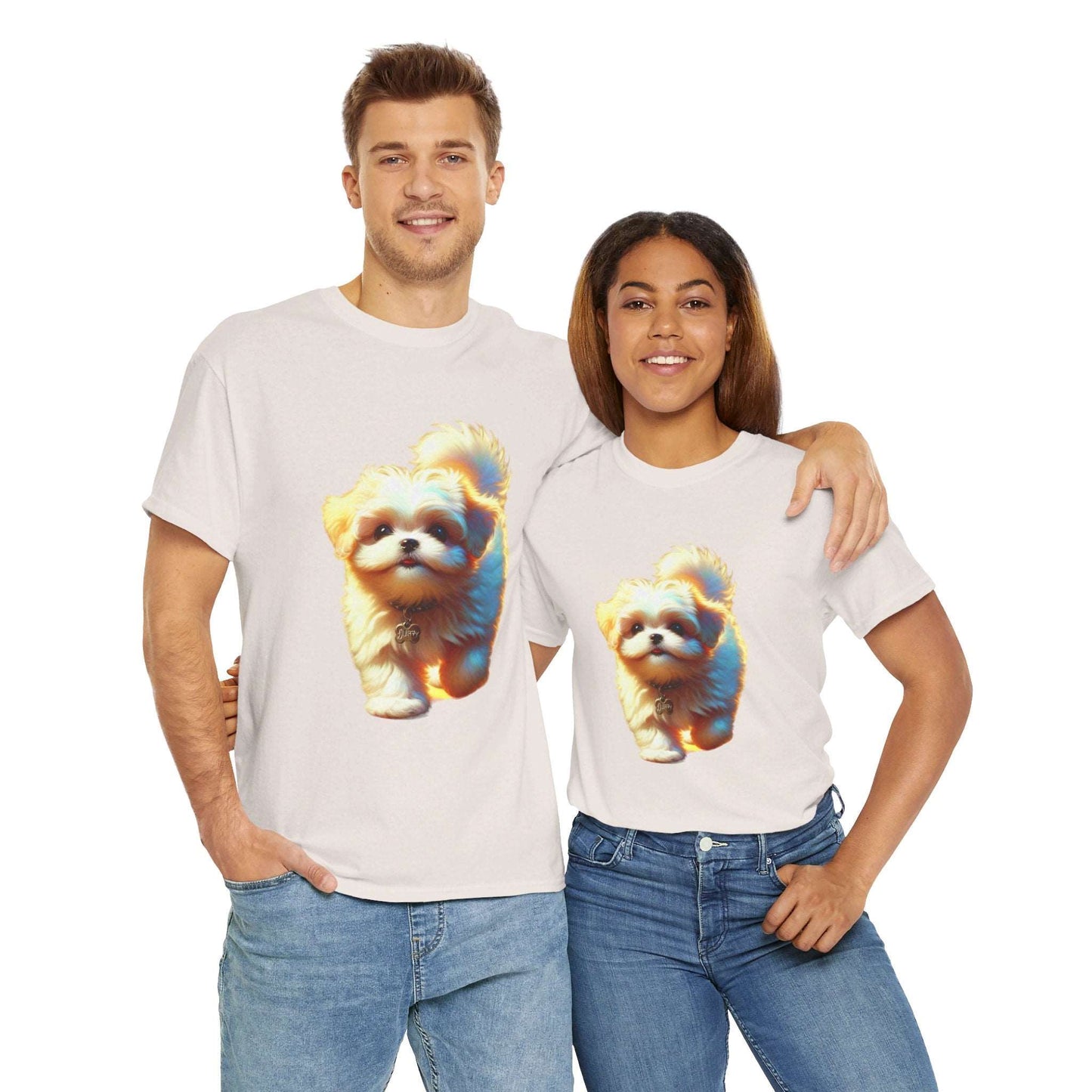 Unisex Heavy Cotton Tee/ Dog/ Pet lover/ Men/ Women/ 15 years and above/ Plus sizes available/ stylish/ vibrant/ Best gift for Dog lovers