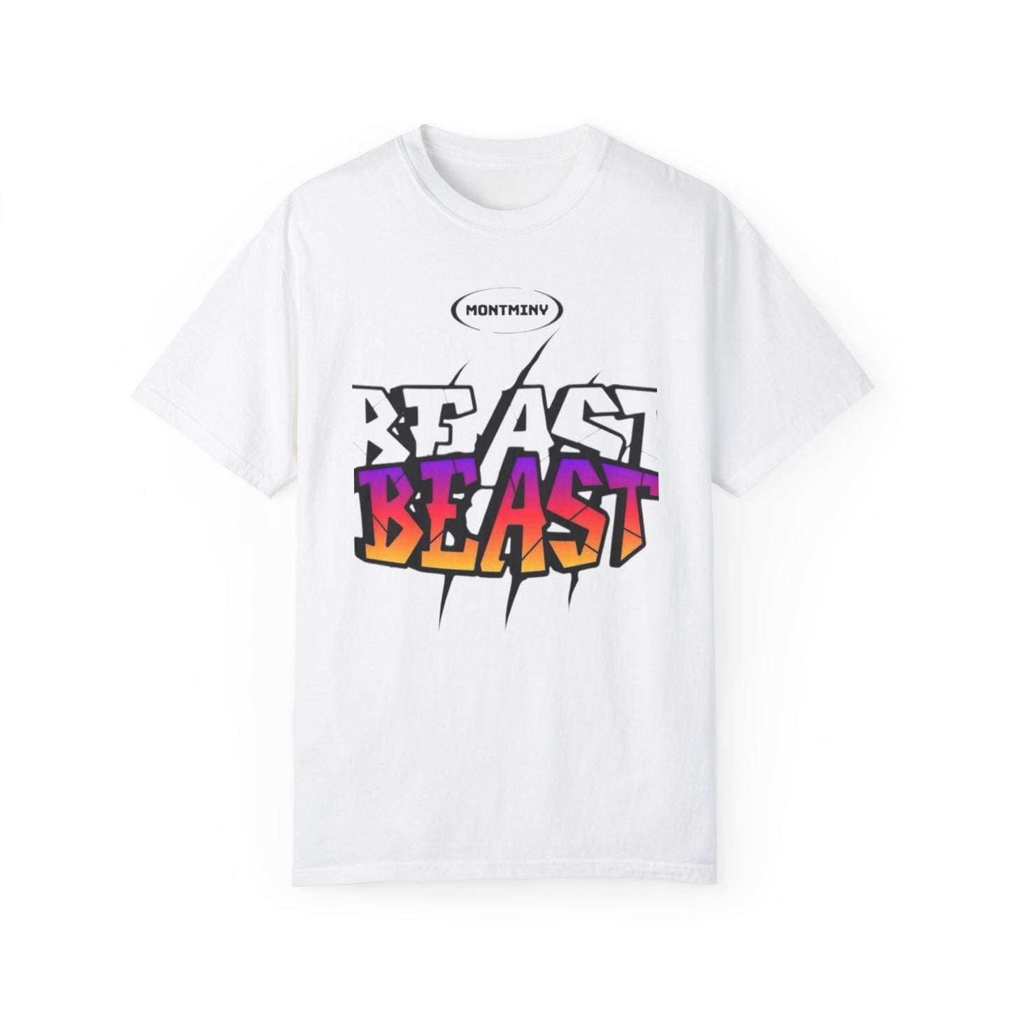 Beast T-Shirt - Classy Gift for Hunters - Unisex Garment-Dyed White