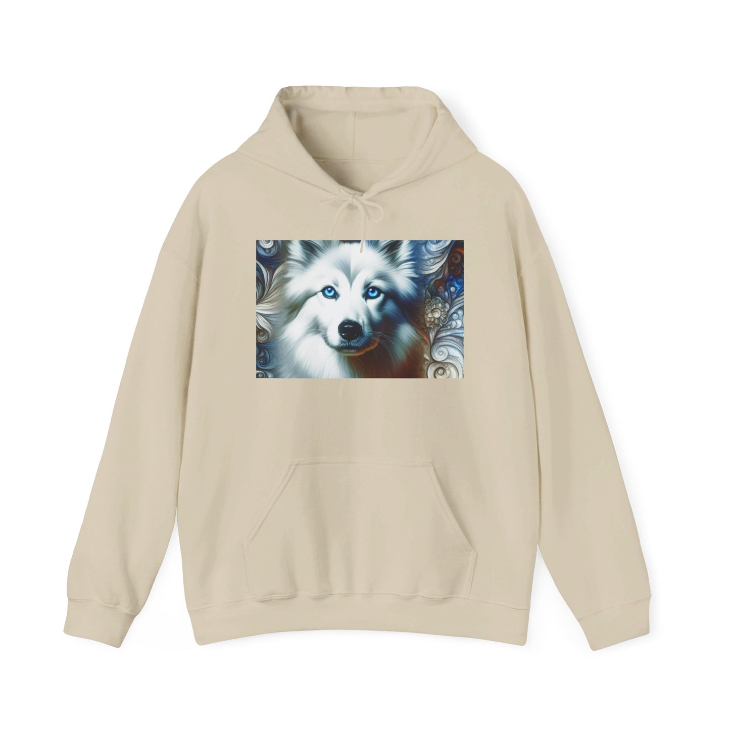 Blue Eyes Dog Unisex Hoodie