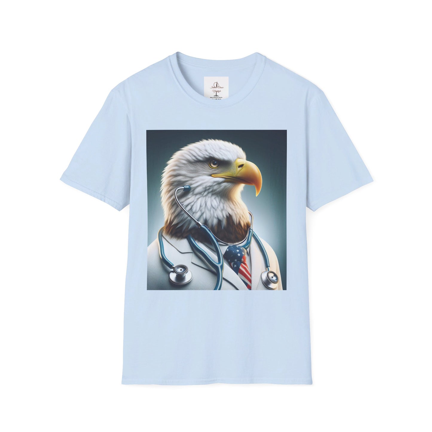 Doctor themed, Eagle Doctor, Unisex T-Shirt Light Blue