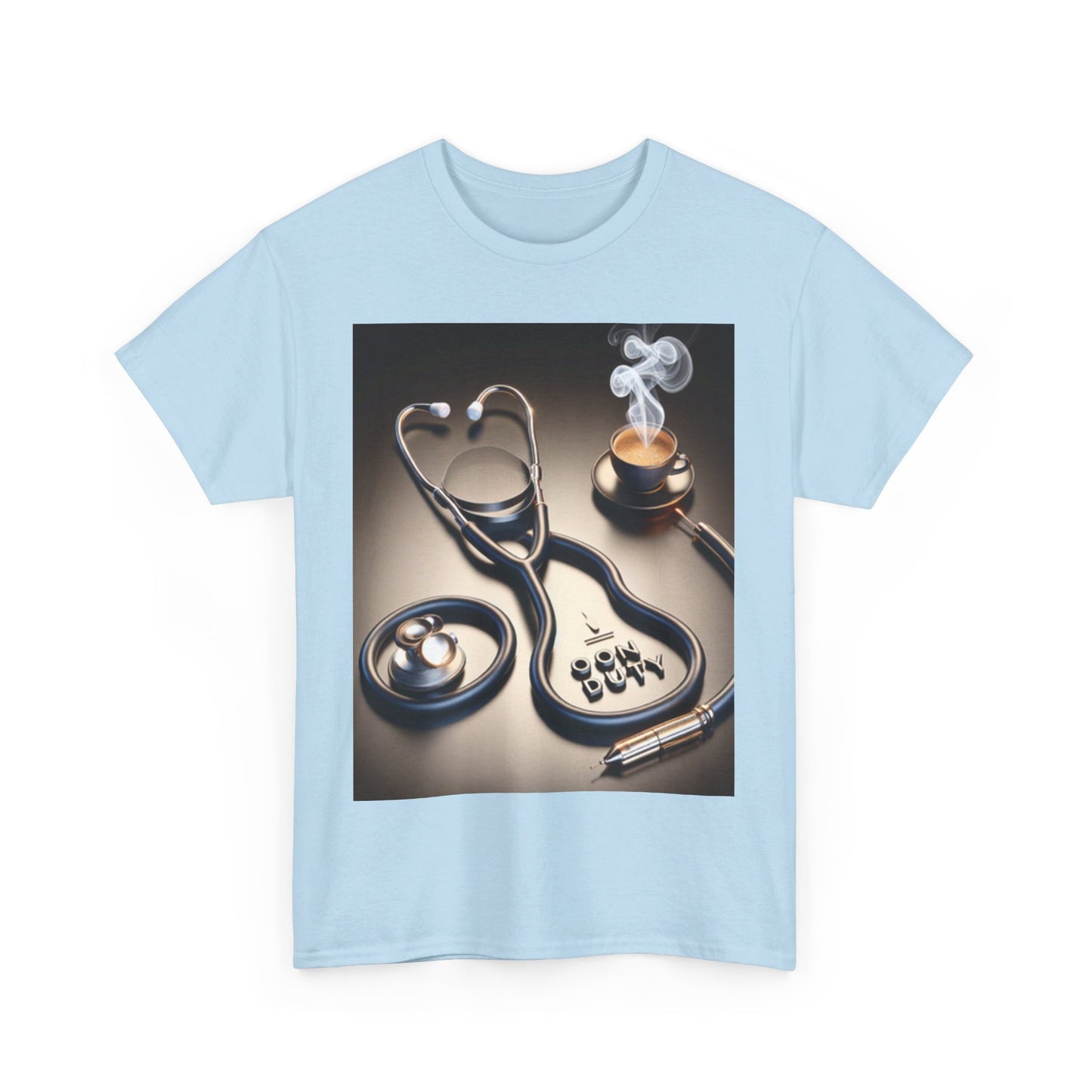 Unisex Heavy Cotton Tee Doctor on duty/ men/ women/ Doctor theme/ gift for doctors/ 15-55 years