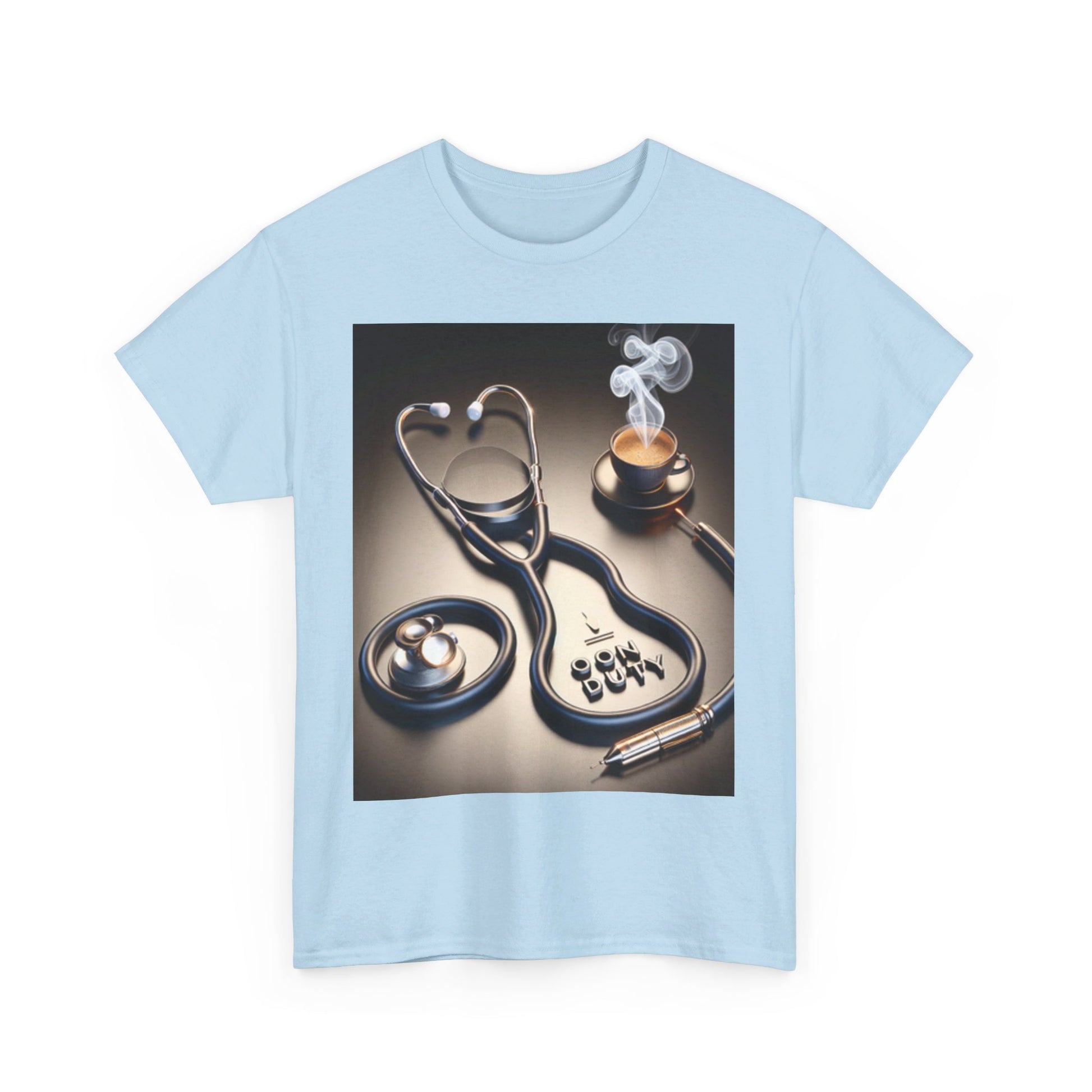 Unisex Heavy Cotton Tee Doctor on duty/ men/ women/ Doctor theme/ gift for doctors/ 15-55 years