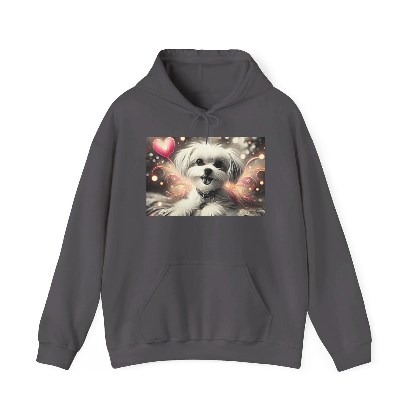 Unisex Heavy Blend™ Hooded Sweatshirt/ 15-55 years/ Men/ Women/my little puppy, my best friends/ best for pet lovers Charcoal