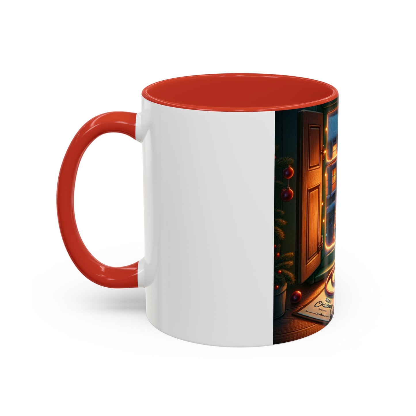 Doctor Theme Coffee Mug (11, 15oz) - Vintage Christmas Tree Design, Christmas Gift for On Duty Doctors