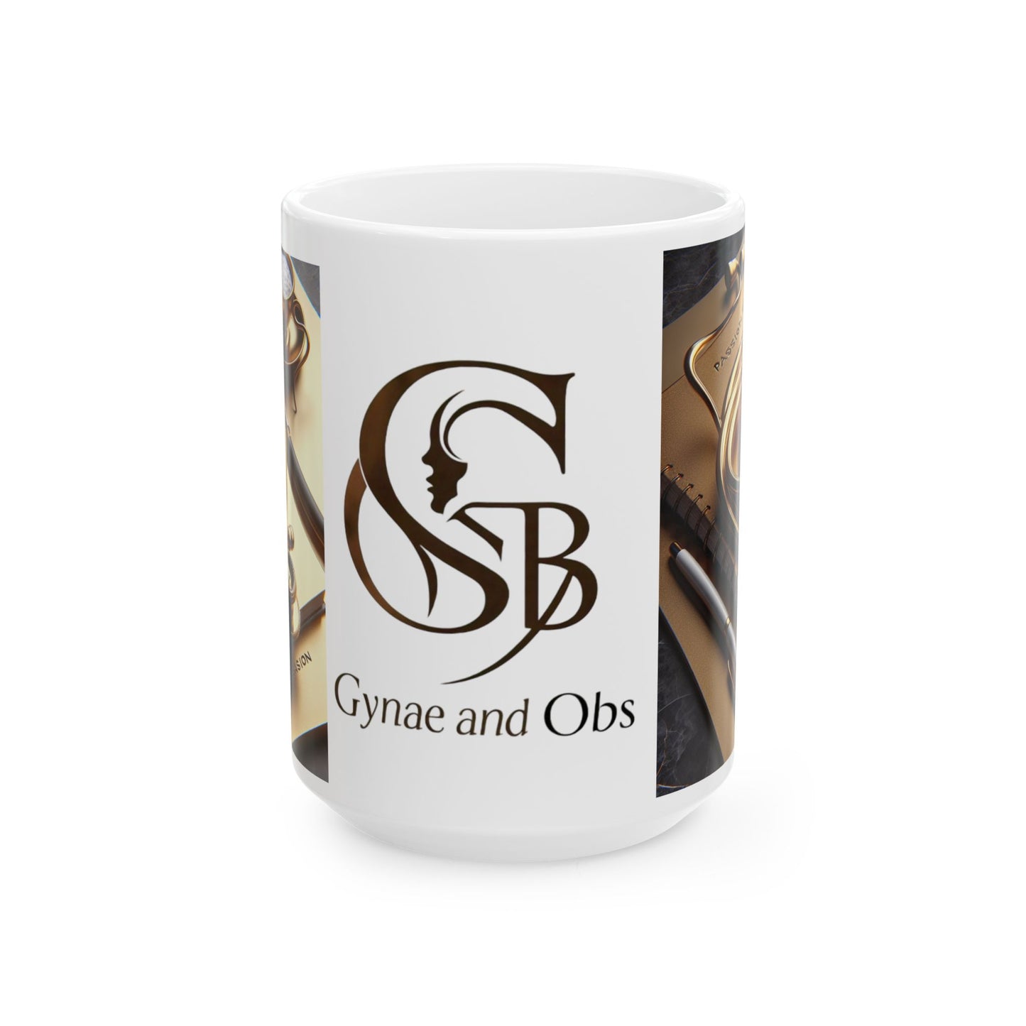 Gynae and Obs Ceramic Mug with unique Logo 15oz