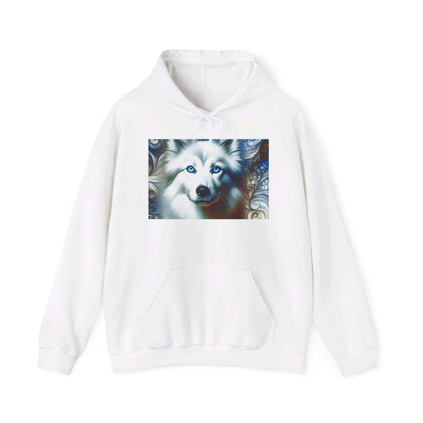 Blue Eyes Dog Unisex Hoodie