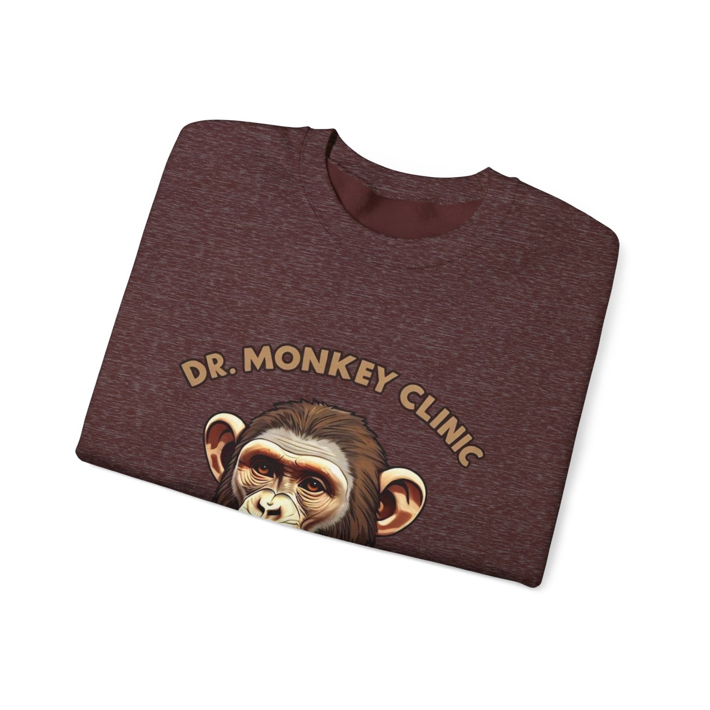 Funny Doctor 'Dr Monkey Clinic' Sweatshirt - Gift for Pediatricians