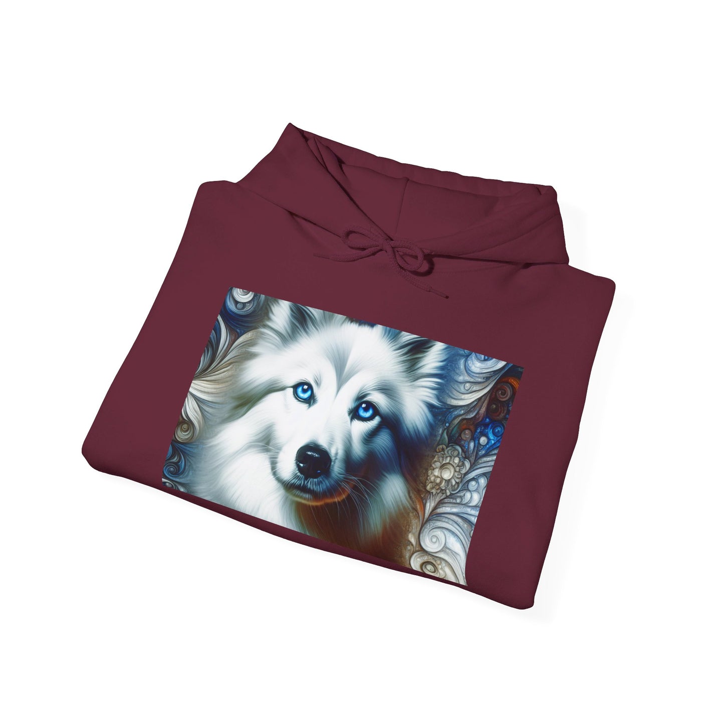 Blue Eyes Dog Unisex Hoodie