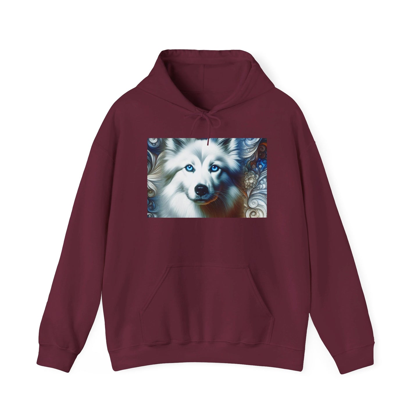 Blue Eyes Dog Unisex Hoodie