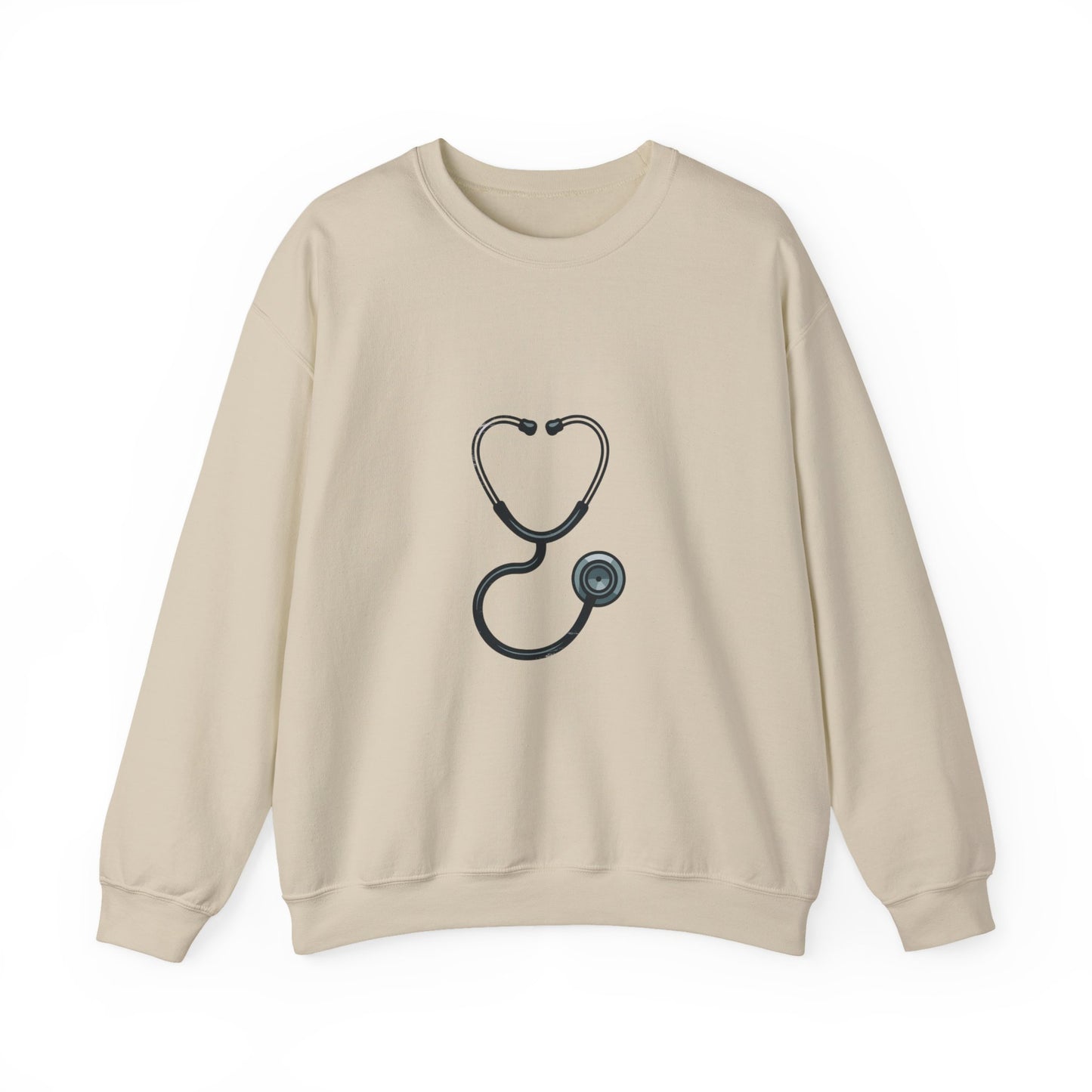 Heart Stethoscope Sweatshirt for Healthcare Professionals
