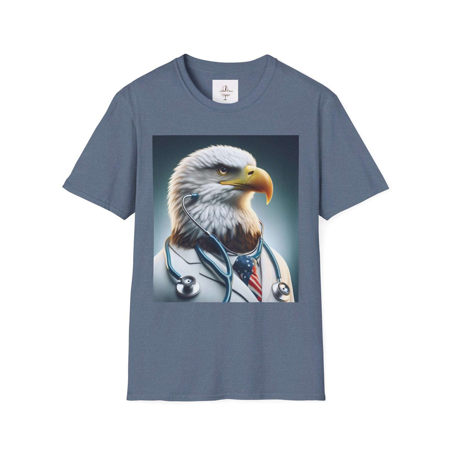 Doctor themed, Eagle Doctor, Unisex T-Shirt Heather Indigo