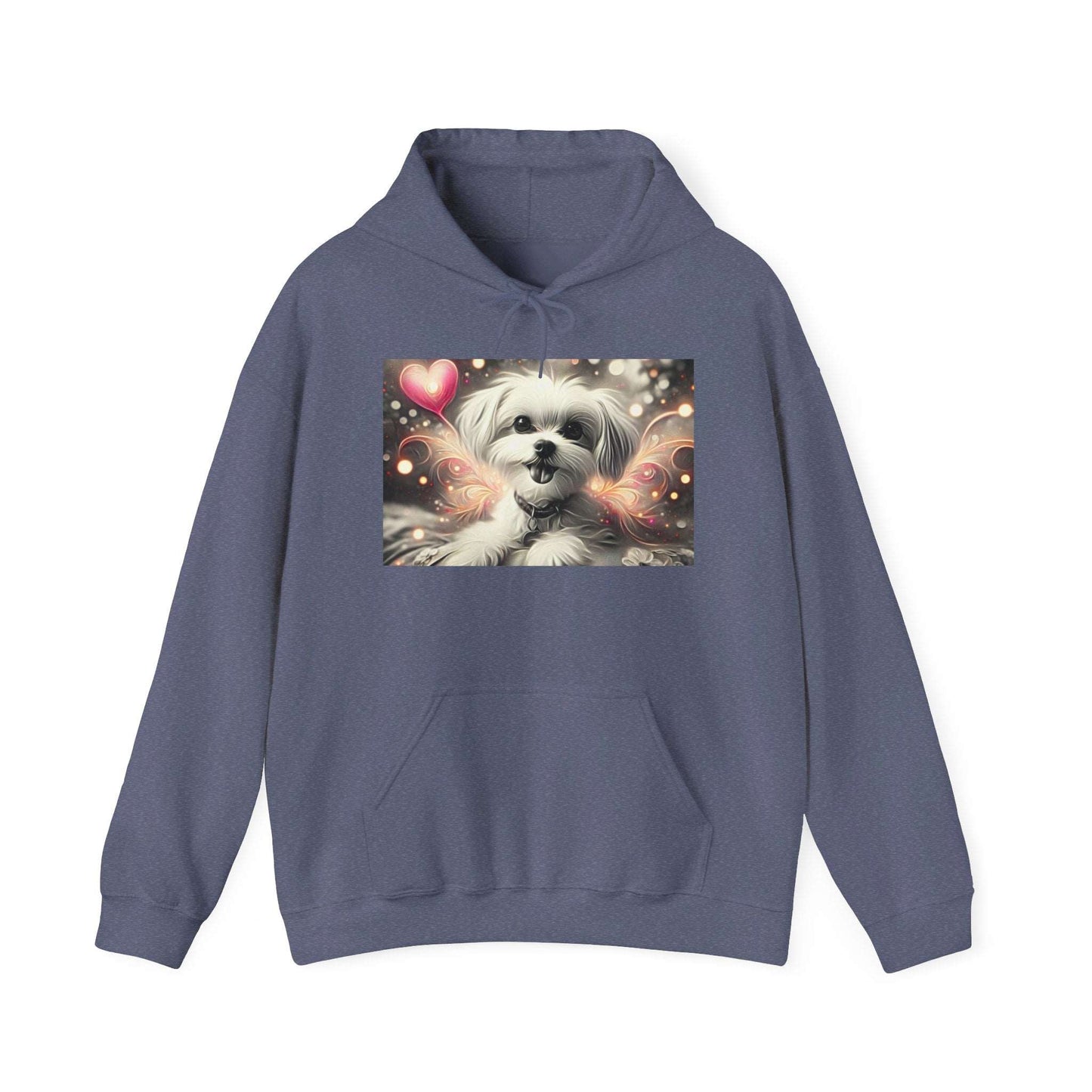 Unisex Heavy Blend™ Hooded Sweatshirt/ 15-55 years/ Men/ Women/my little puppy, my best friends/ best for pet lovers Heather Navy