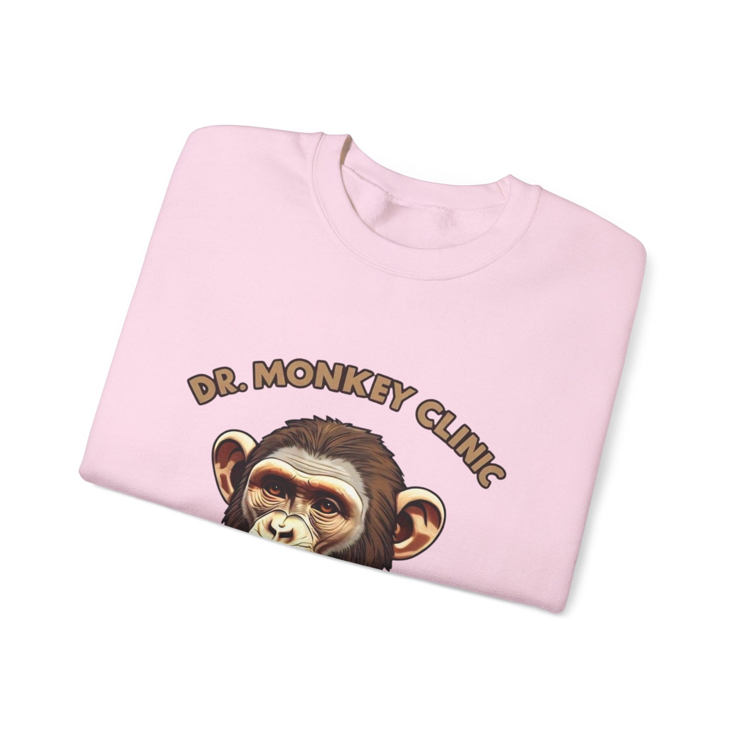 Funny Doctor 'Dr Monkey Clinic' Sweatshirt - Gift for Pediatricians