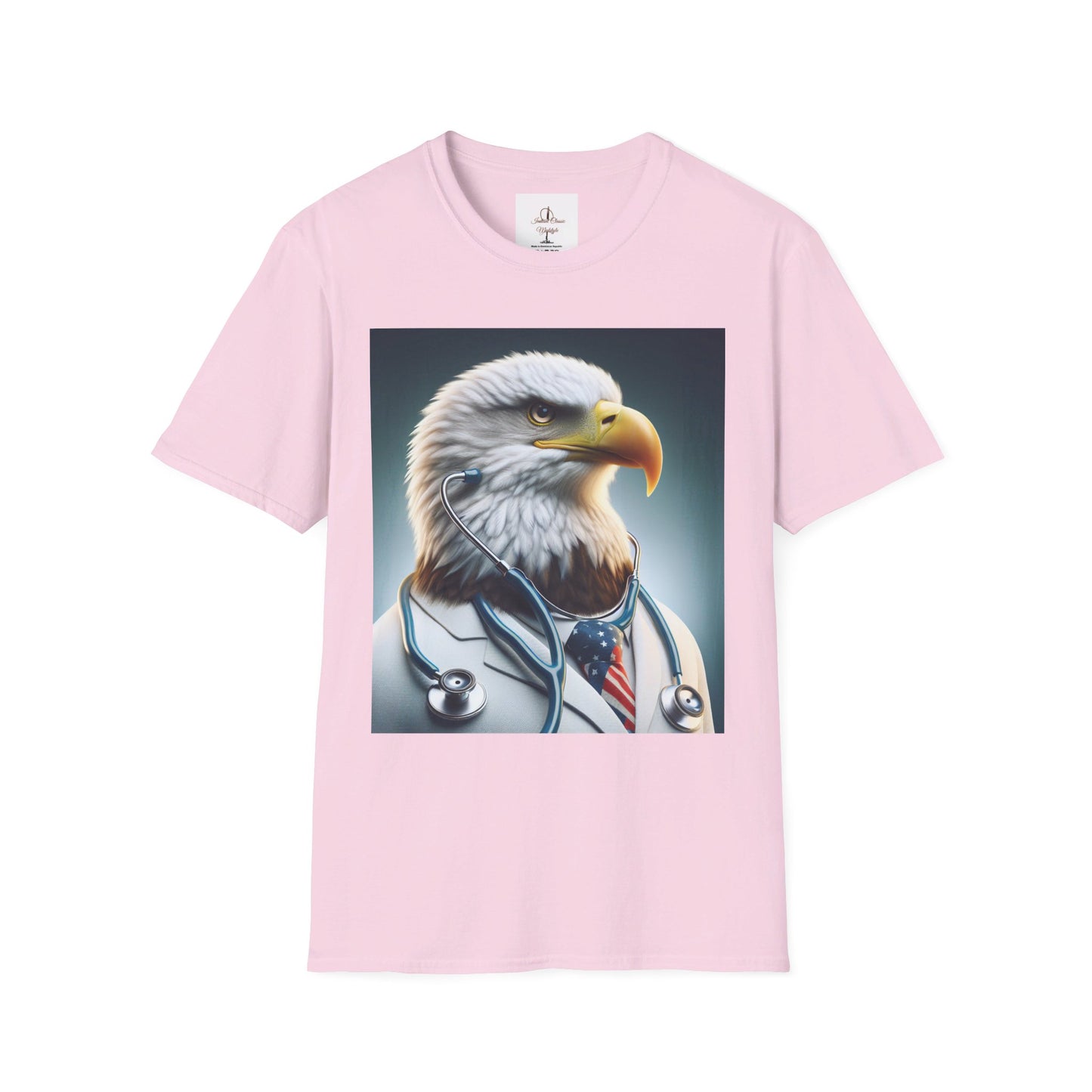 Doctor themed, Eagle Doctor, Unisex T-Shirt Light Pink