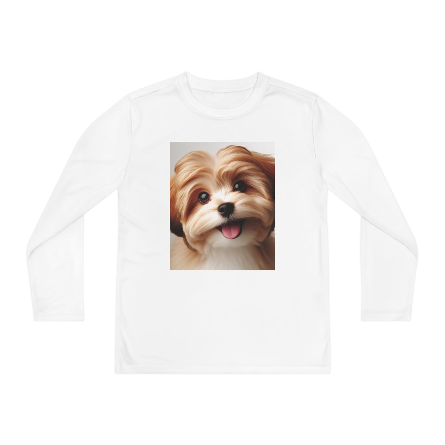 Youth Long Sleeve Tee - Dog Lover T-Shirt for Kids 10-15 Years