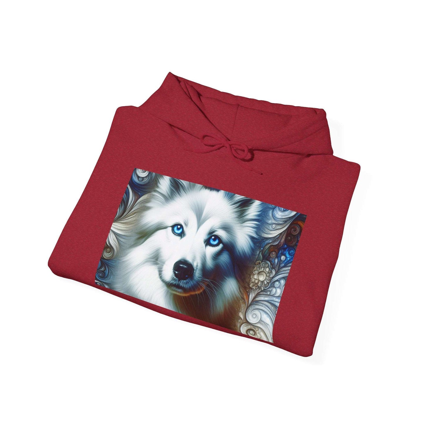 Blue Eyes Dog Unisex Hoodie