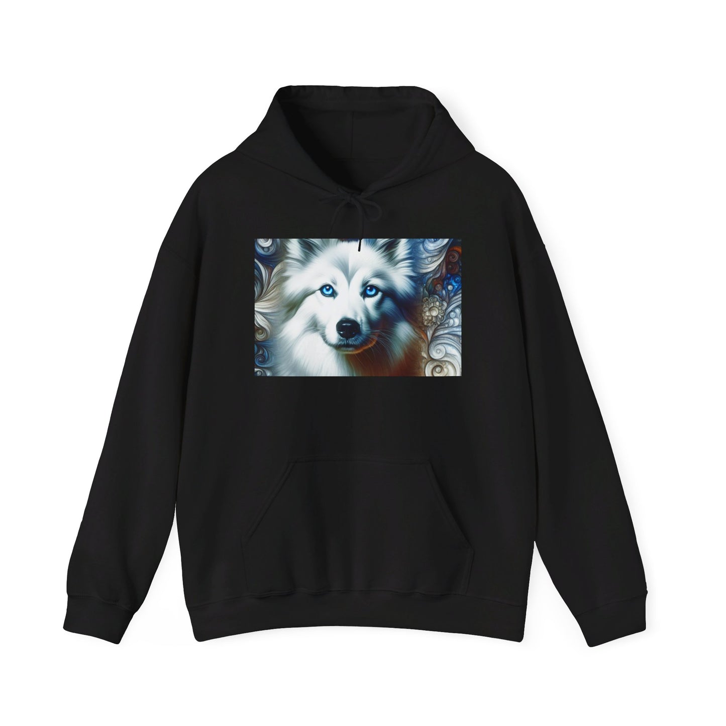 Blue Eyes Dog Unisex Hoodie