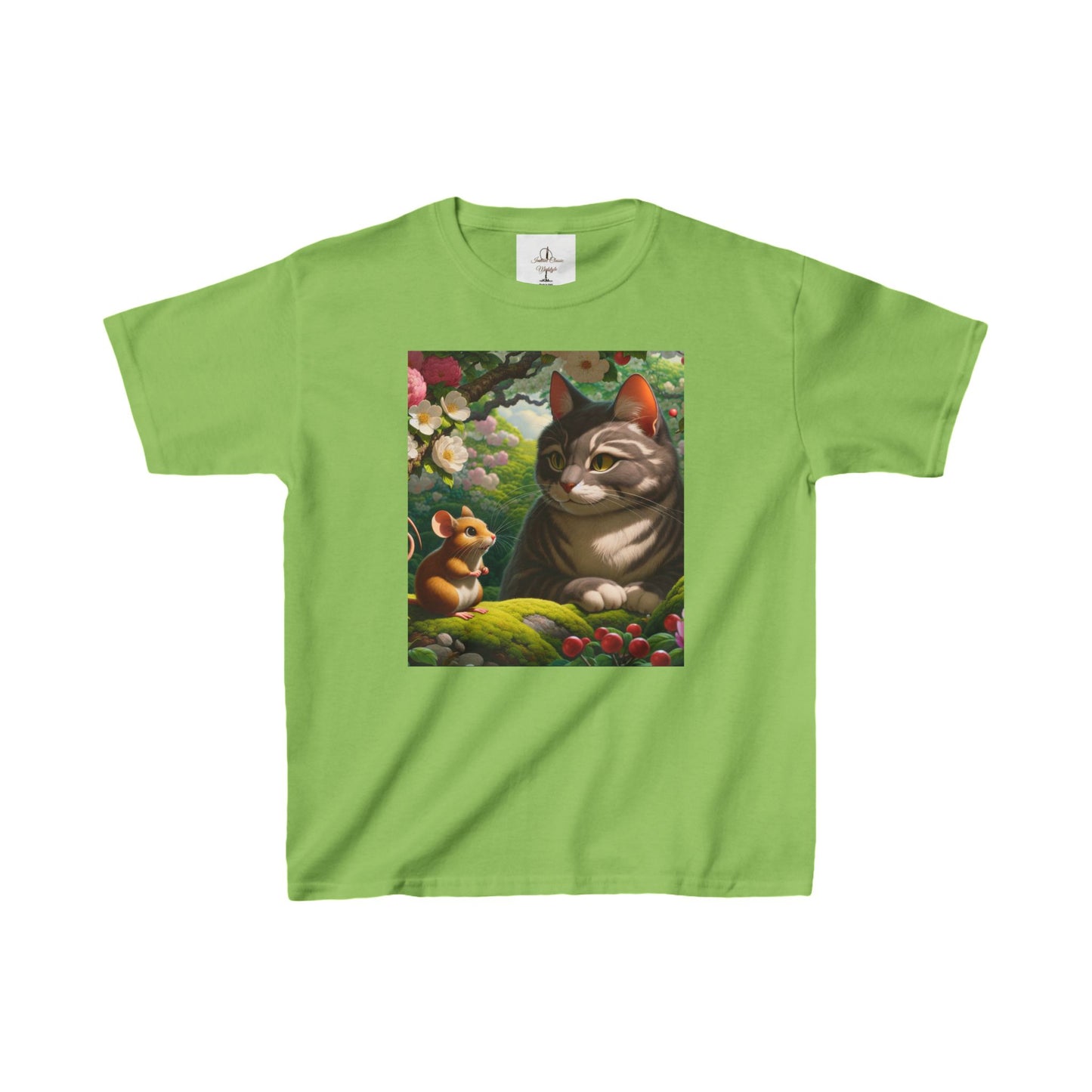 Kids Heavy Cotton™ Tee/ tom and Jerry in friendly mood