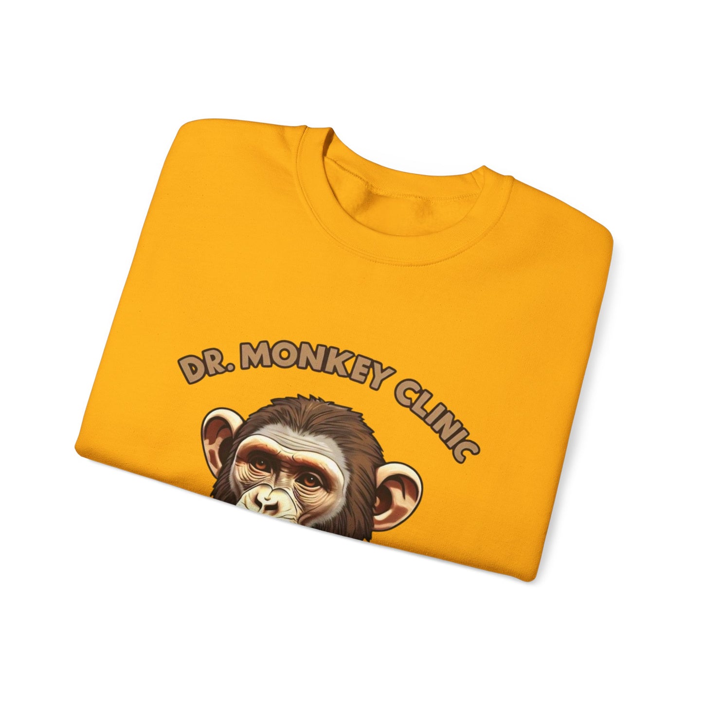 Funny Doctor 'Dr Monkey Clinic' Sweatshirt - Gift for Pediatricians