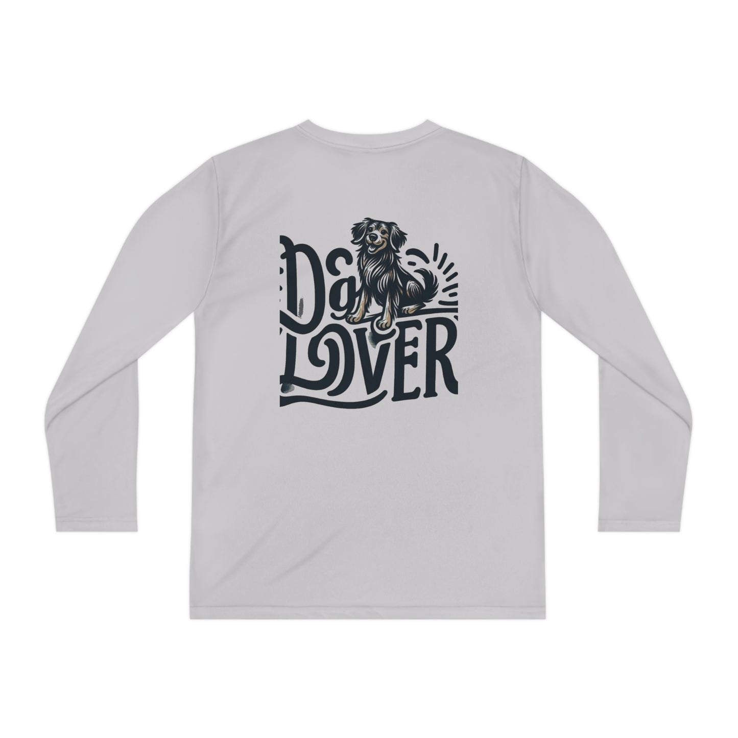 Youth Long Sleeve Tee - Dog Lover T-Shirt for Kids 10-15 Years