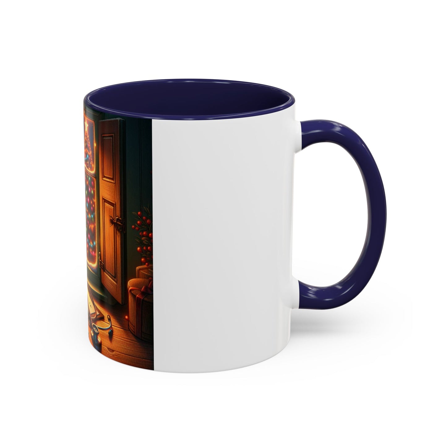 Doctor Theme Coffee Mug (11, 15oz) - Vintage Christmas Tree Design, Christmas Gift for On Duty Doctors