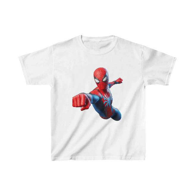 Kids Heavy Cotton™ Tee, spiderman inspired